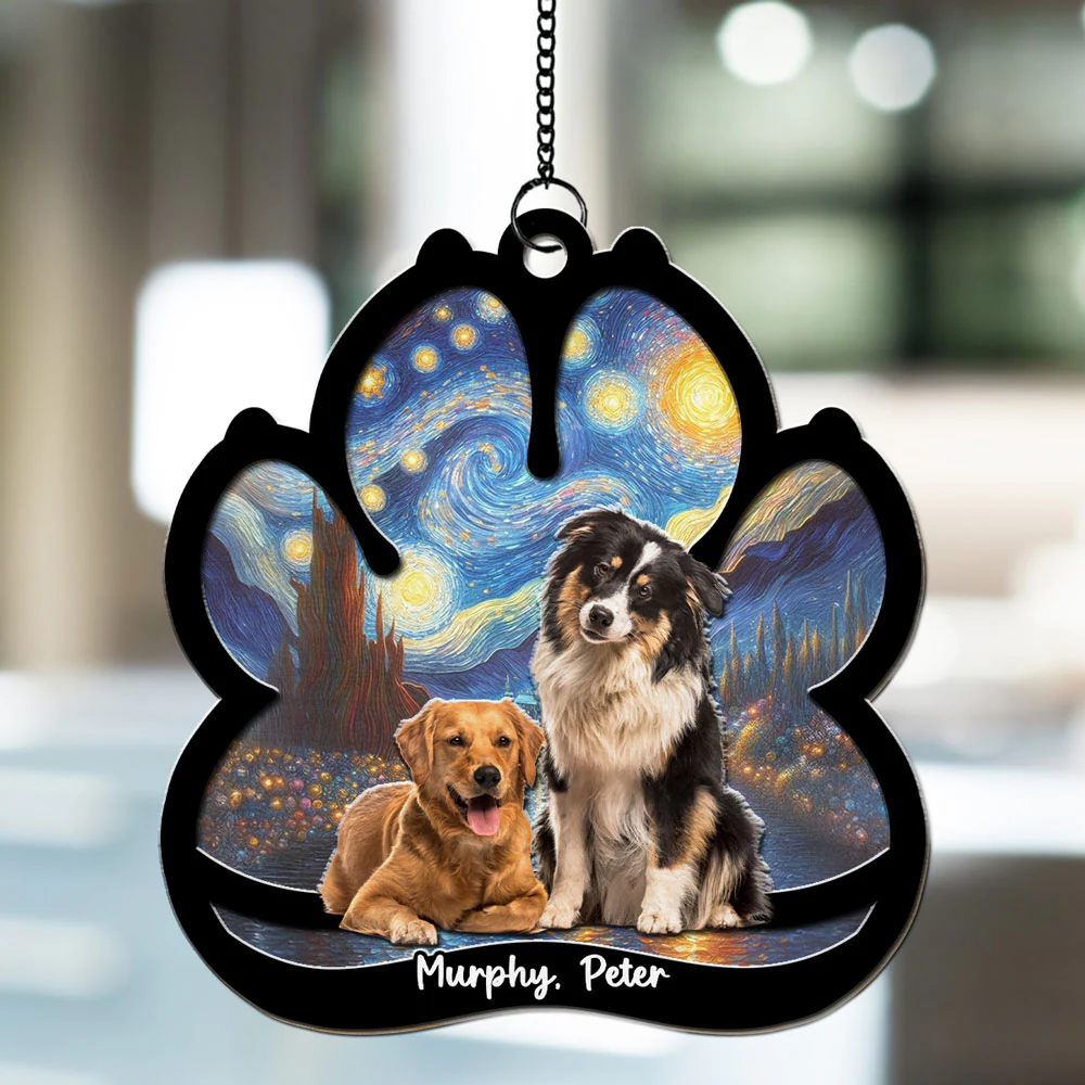 Lay Here With Me Photo - Personalized Custom Suncatcher - Image 3