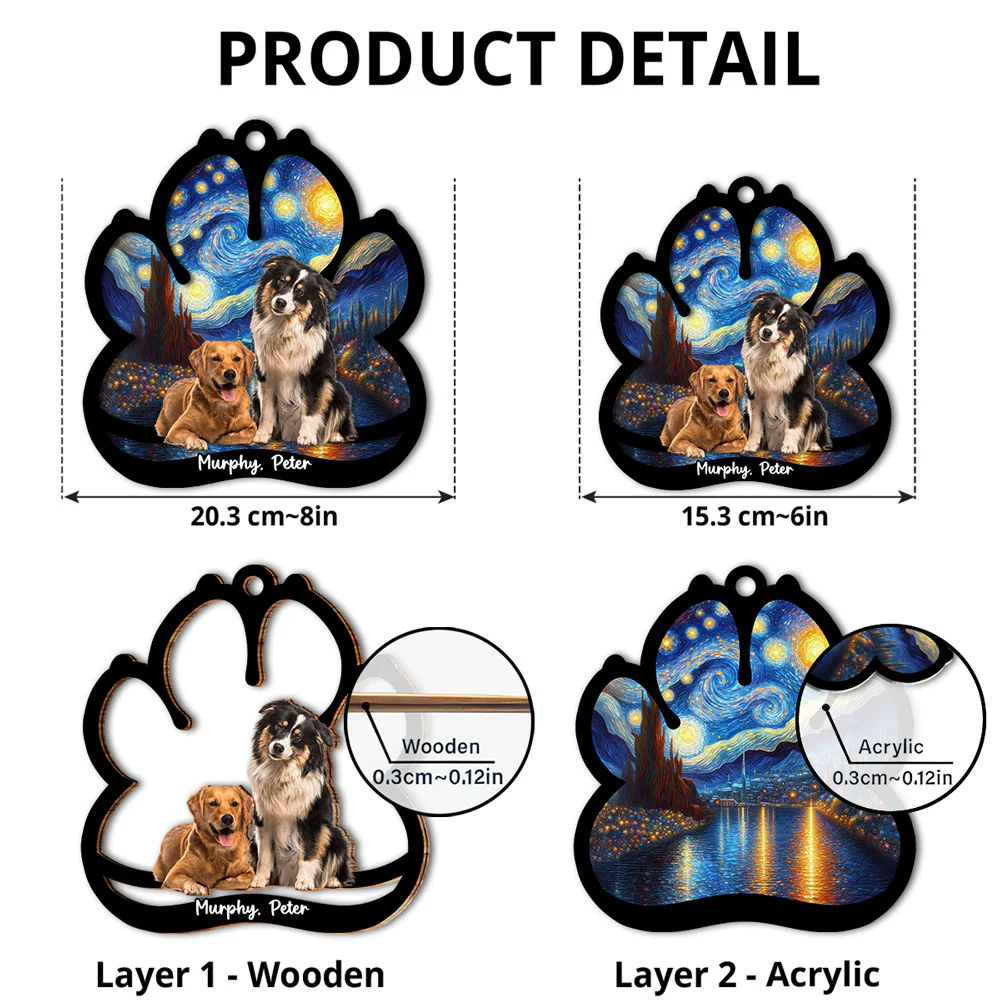 Lay Here With Me Photo - Personalized Custom Suncatcher - Image 4