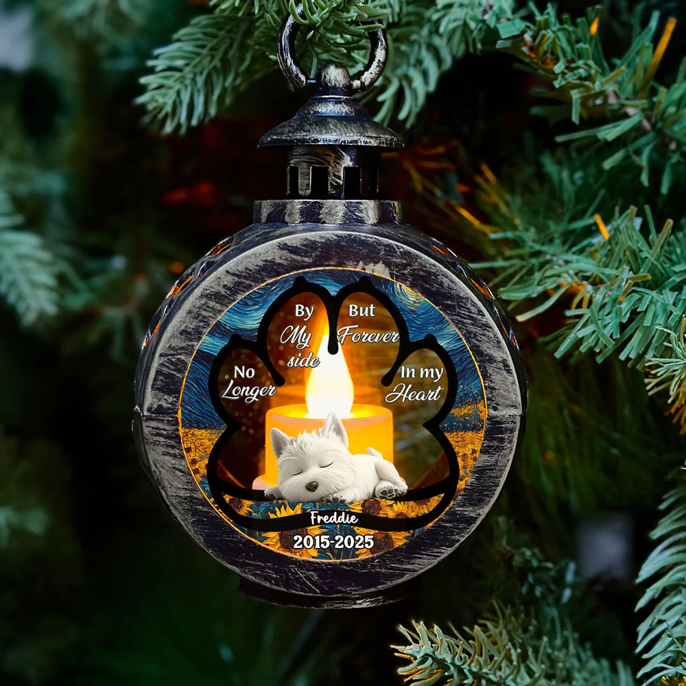 Lay Here With Me Version 2 - Personalized Custom Christmas Lantern - Image 2