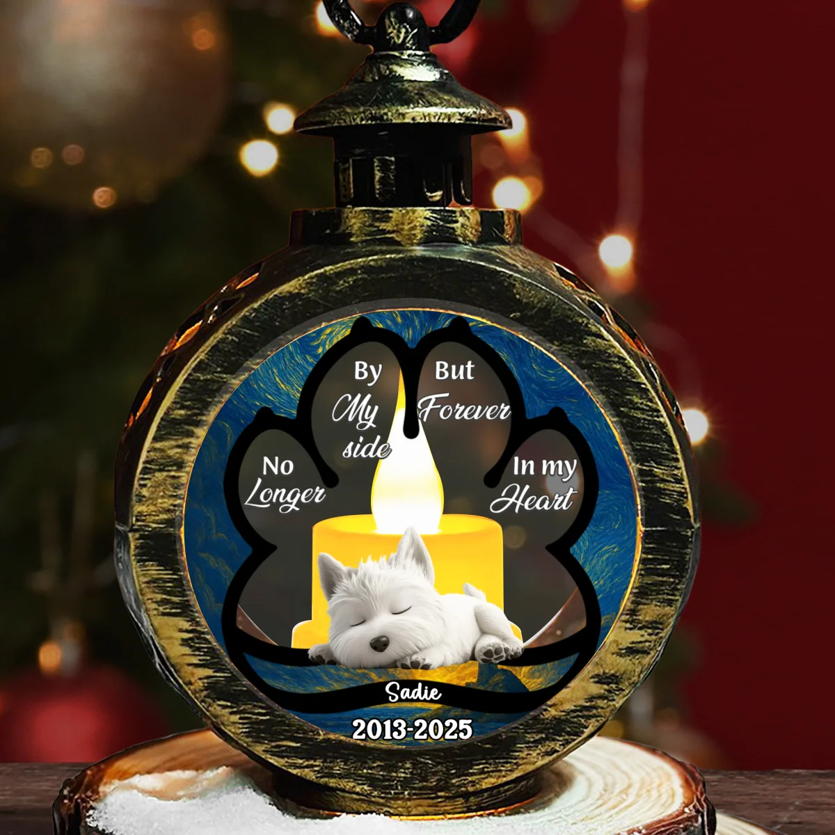 Lay Here With Me Version 2 - Personalized Custom Christmas Lantern - Image 6
