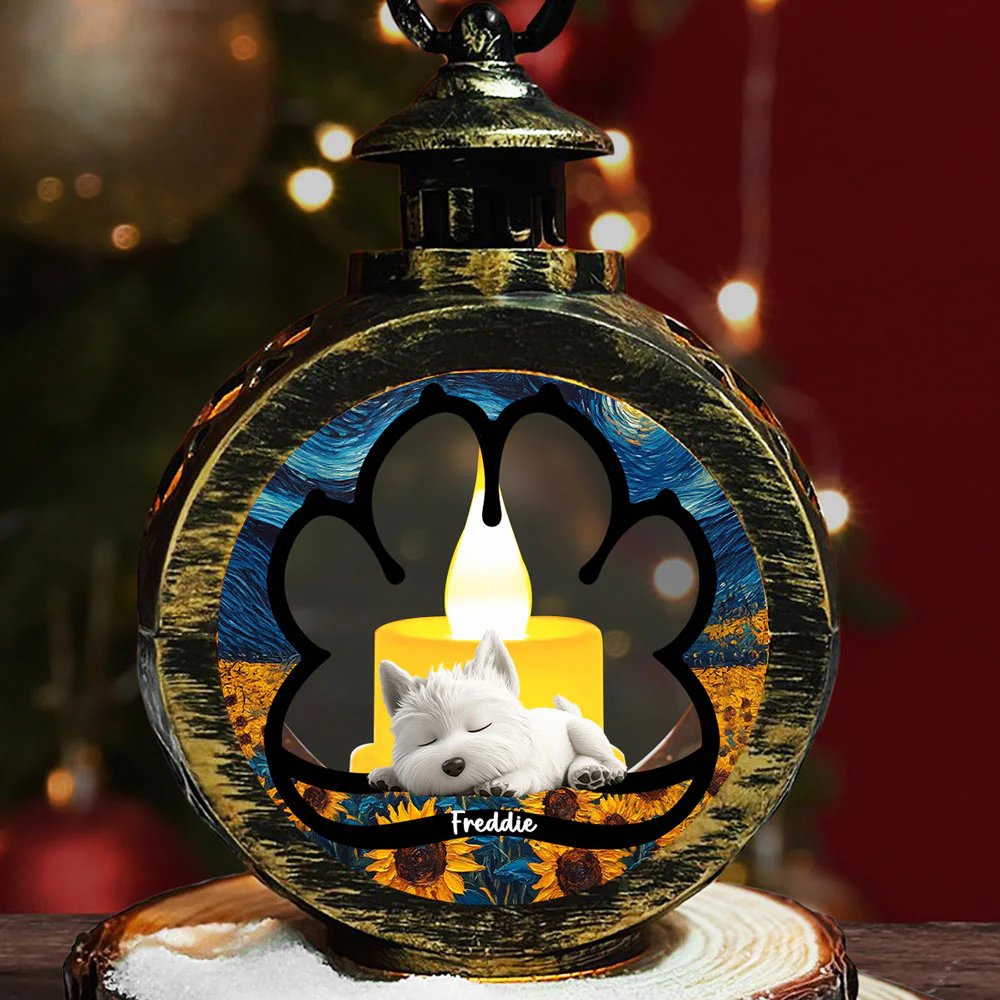 Lay Here With Only Me - Personalized Custom Christmas Lantern