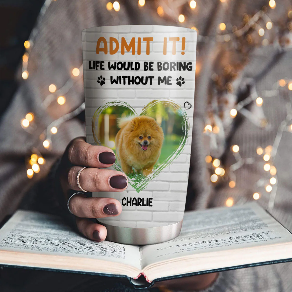 Let Me Tell You Cartoon Photo - Personalized Custom Tumbler - Image 2