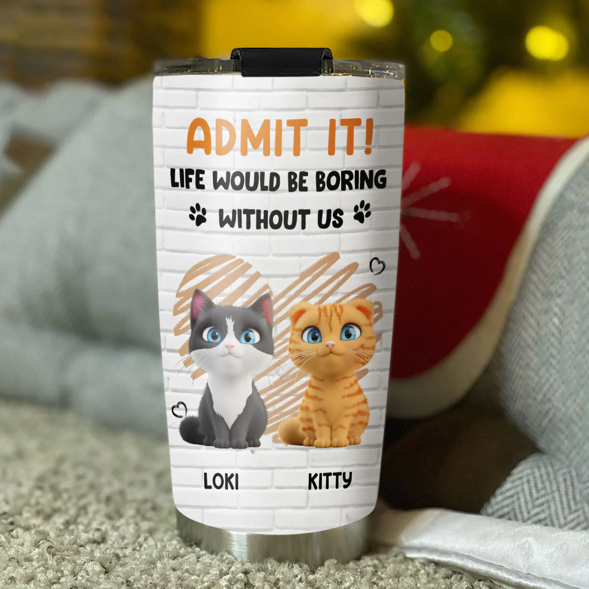 Let Me Tell You Cat - Personalized Custom Tumbler - Image 3