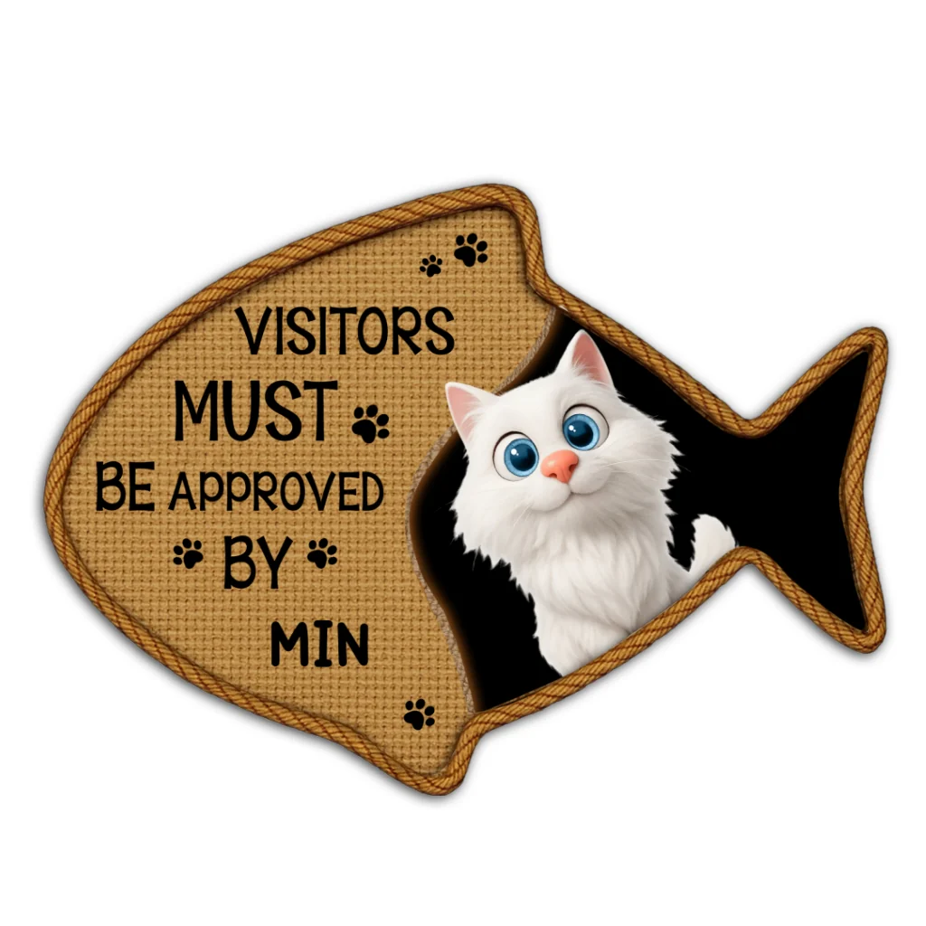 Let The Cats See - Personalized Custom Doormat - Image 5