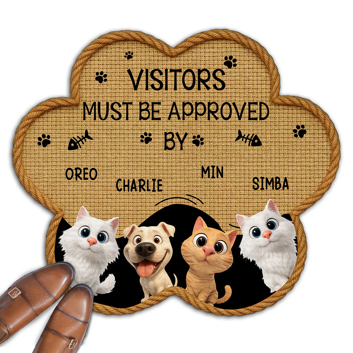 Let Them See - Personalized Custom Doormat