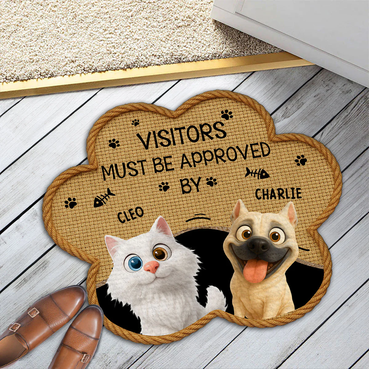 Let Them See - Personalized Custom Doormat - Image 2