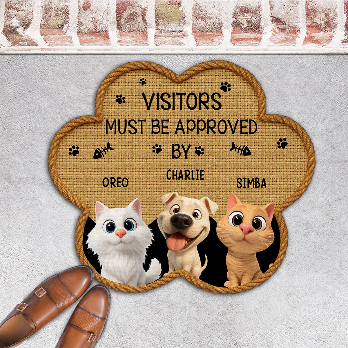 Let Them See - Personalized Custom Doormat - Image 3