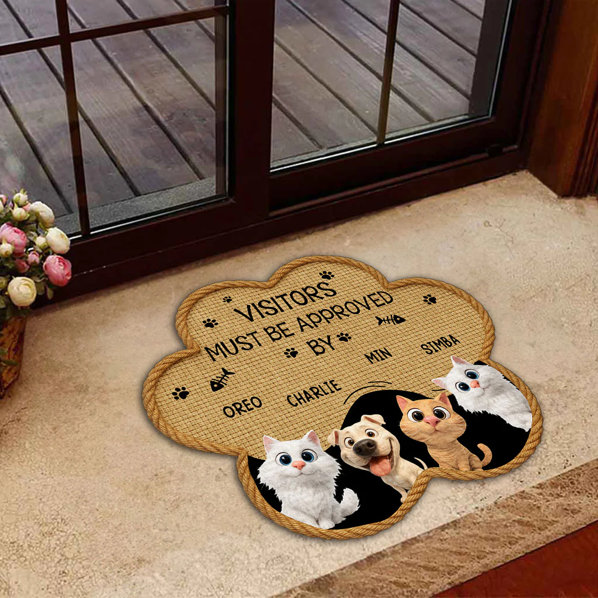 Let Them See - Personalized Custom Doormat - Image 4