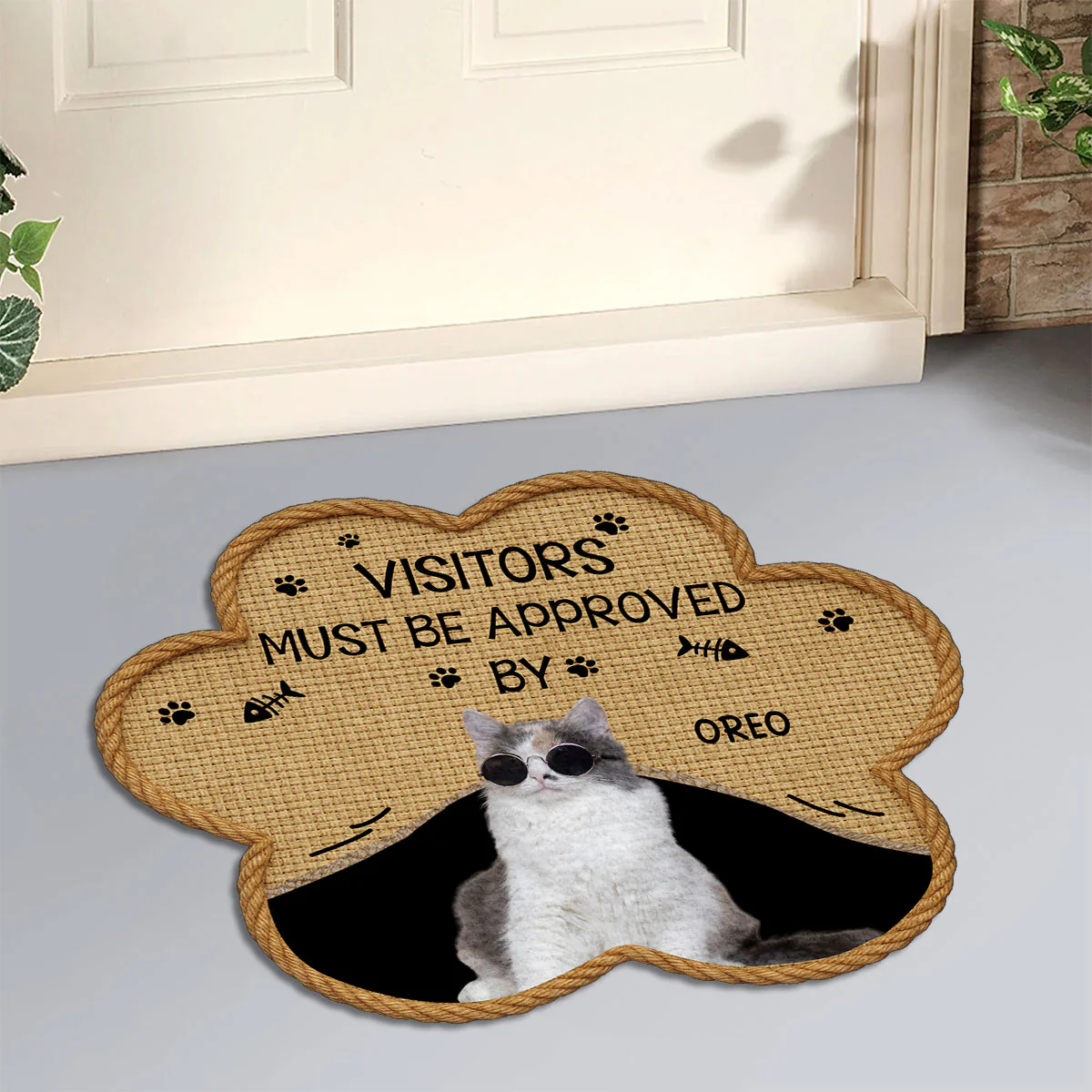 Let Them See Photo - Personalized Custom Doormat - Image 2