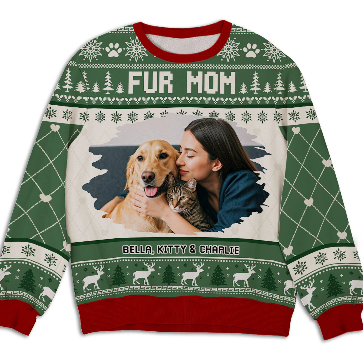 Let Us Be Photo - Personalized Custom All-Over-Print Sweatshirt