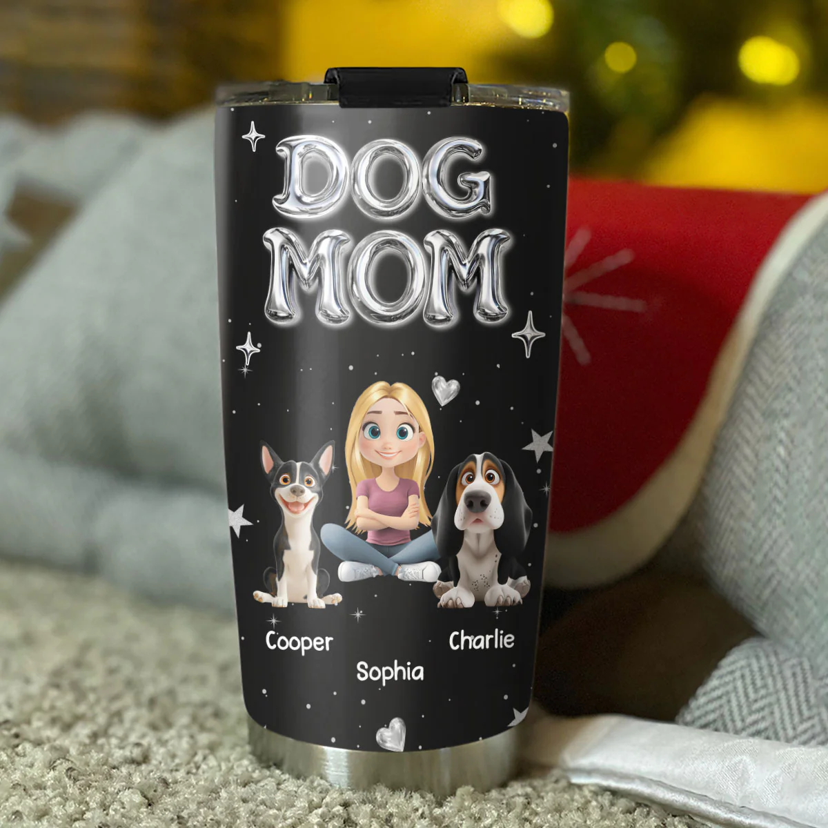 Let Us Have Party - Personalized Custom 3D Effect Tumbler - Image 4