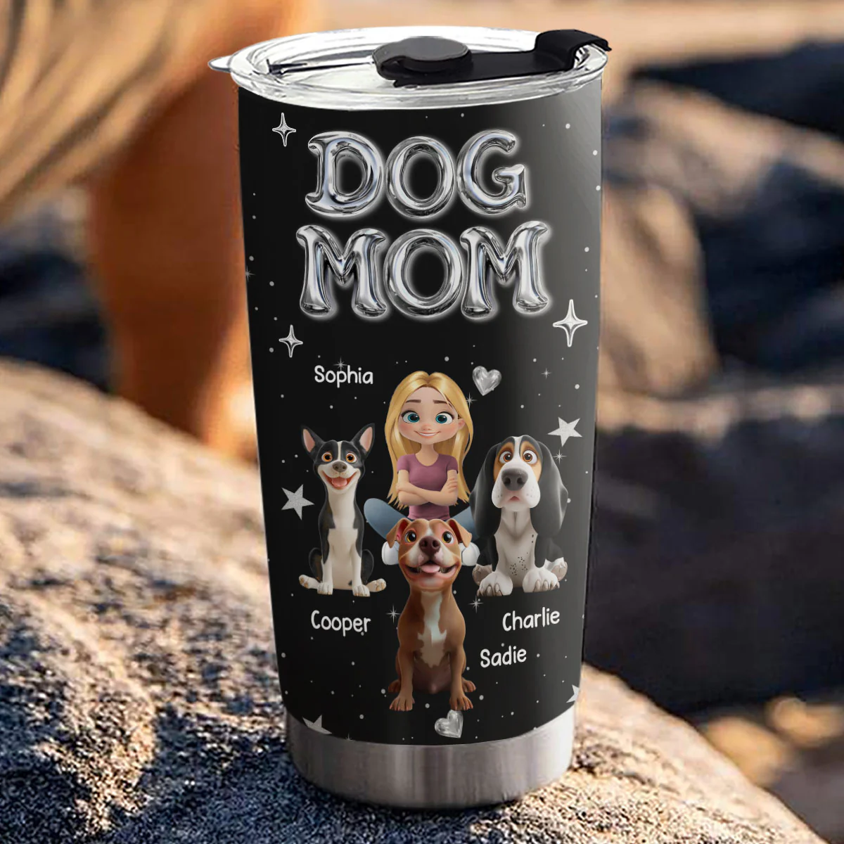 Let Us Have Party - Personalized Custom 3D Effect Tumbler - Image 5