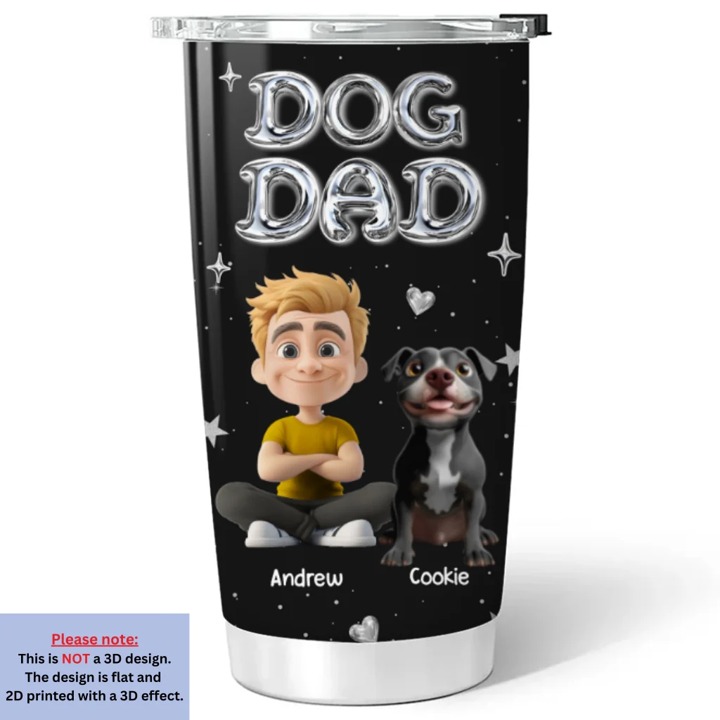 Let Us Have Party - Personalized Custom 3D Effect Tumbler - Image 7