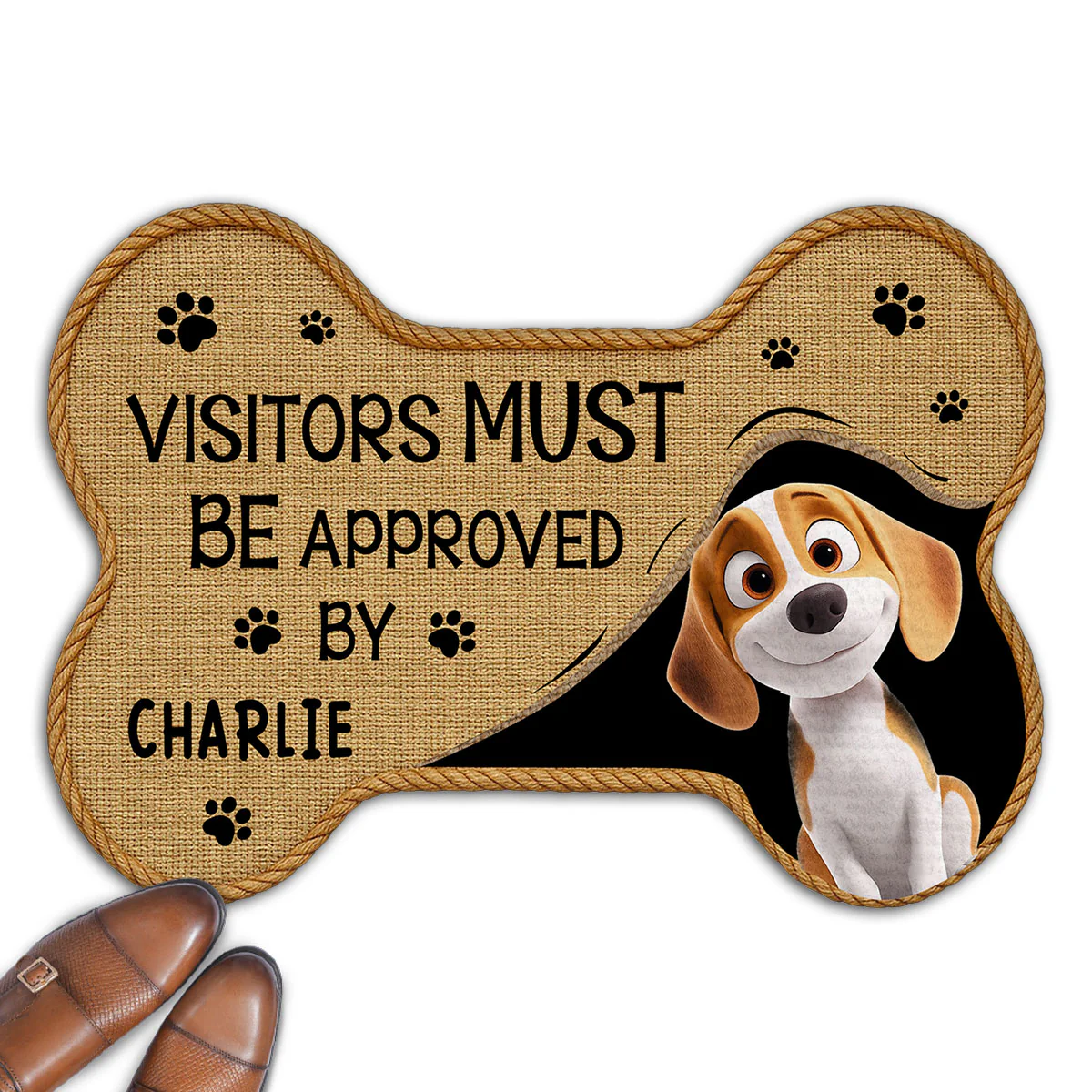 Let Us See Version 2 - Personalized Custom Doormat