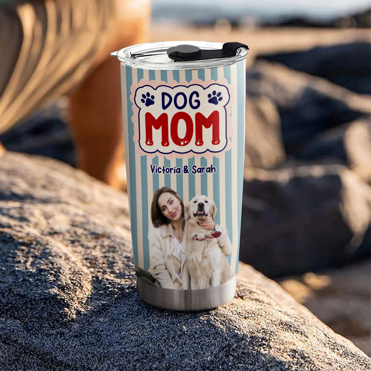 Let Us Spend Days Together Photo - Personalized Custom Tumbler - Image 3