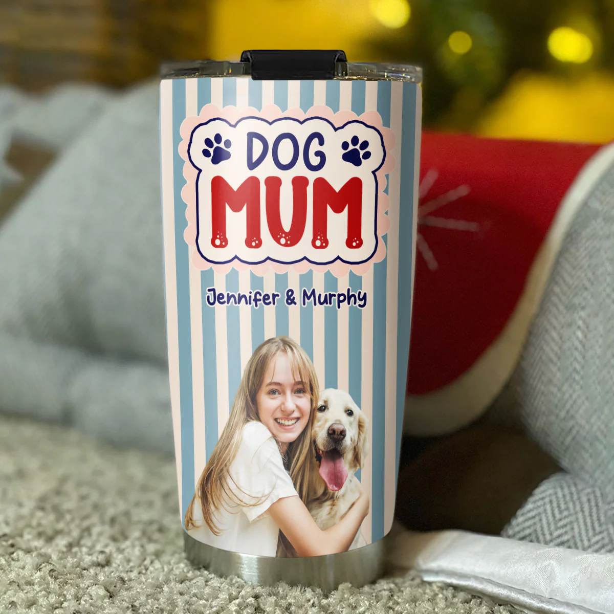 Let Us Spend Days Together Photo - Personalized Custom Tumbler - Image 4