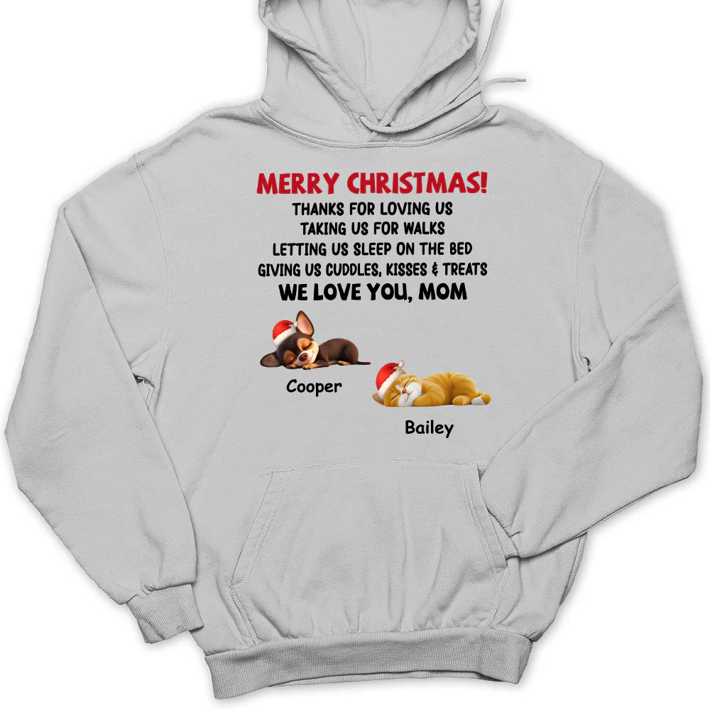 Letting Me Sleep With Pet Mom Dad - Personalized Custom Hoodie