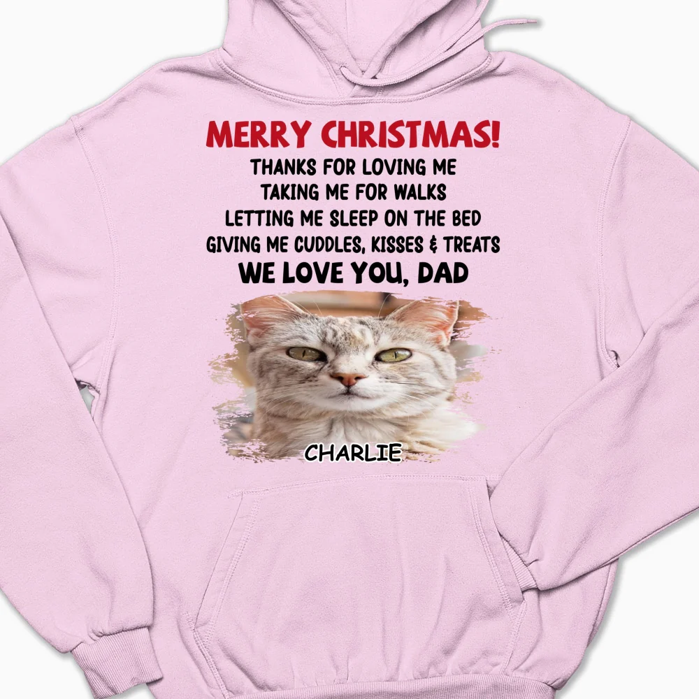 Letting Me Sleep With Pet Mom Dad Photo - Personalized Custom Hoodie - Image 7