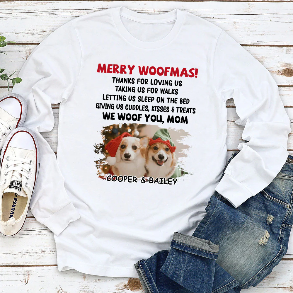 Letting Me Sleep With You Mom Dad Photo - Personalized Custom Long Sleeve T-shirt