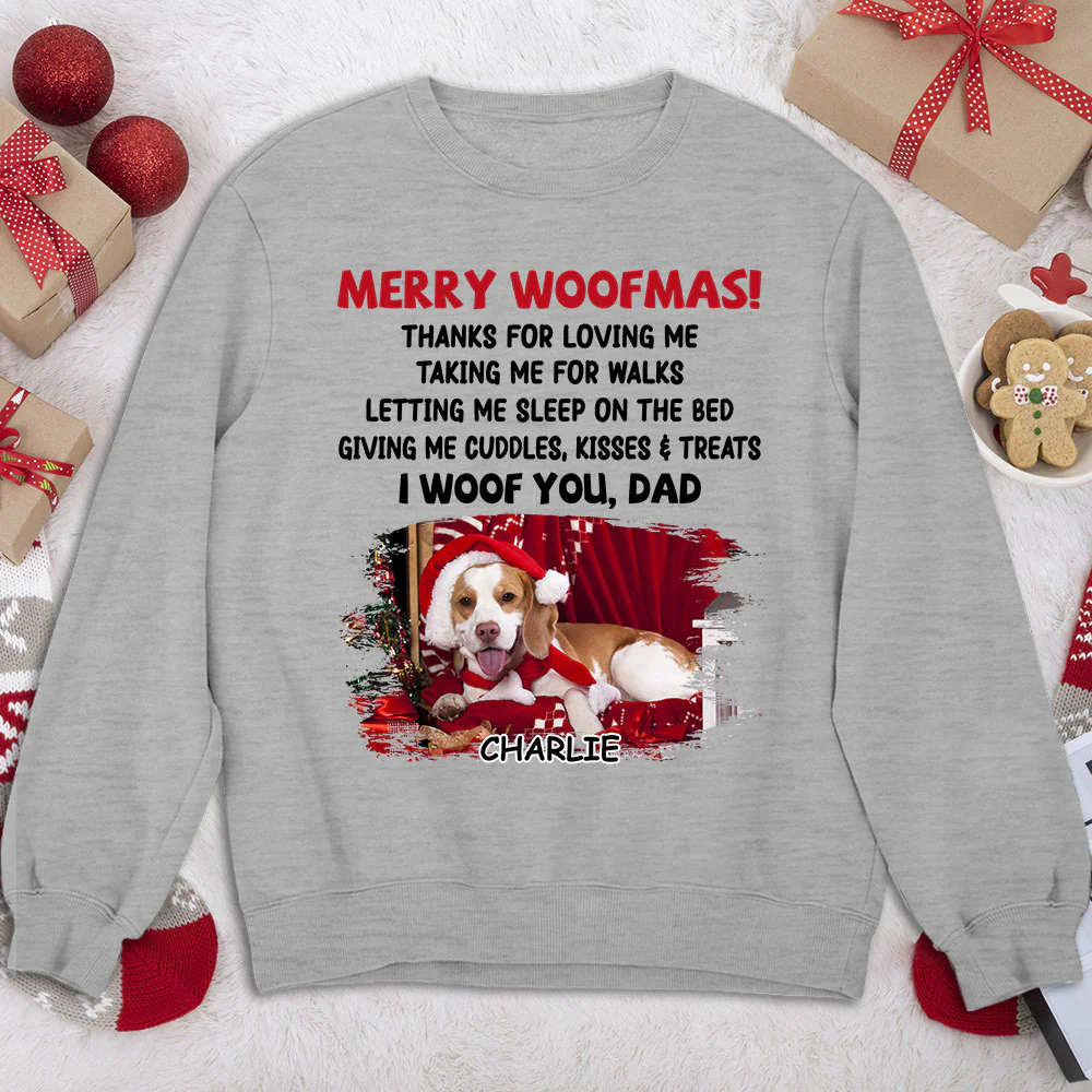 Letting Me Sleep With You Mom Dad Photo - Personalized Custom Sweatshirt - Image 2
