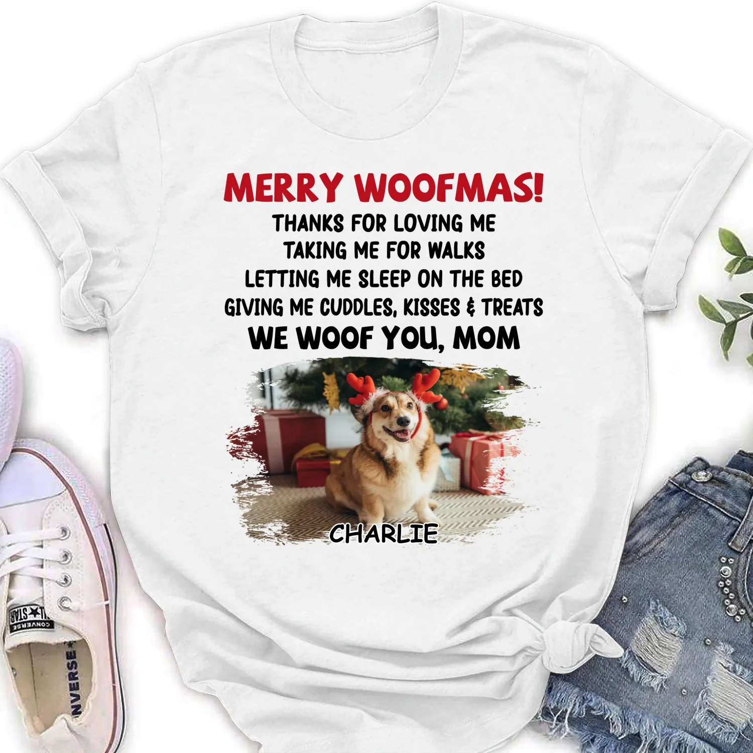 Letting Me Sleep With You Mom Dad Photo - Personalized Custom Women's T-shirt - Image 3