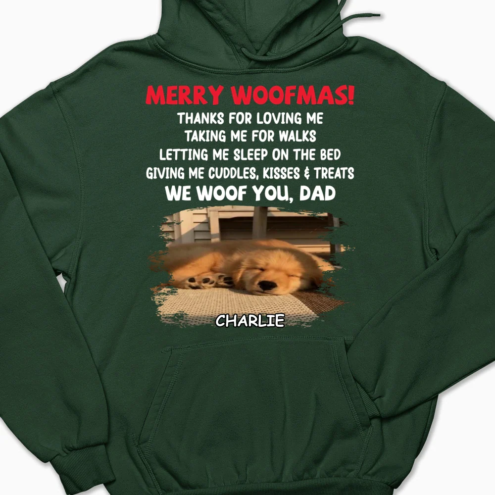 Letting Me Sleep With You Mom Dad Ver Dark Photo - Personalized Custom Hoodie - Image 6