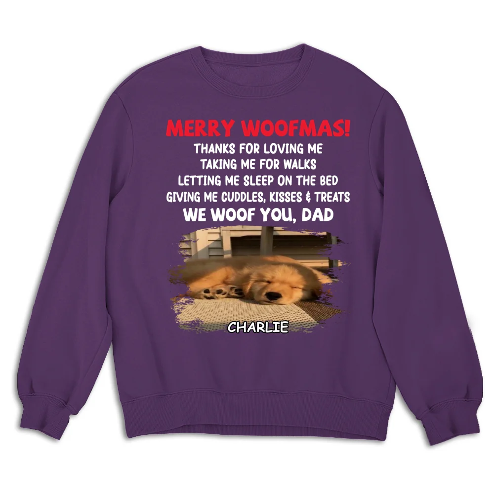 Letting Me Sleep With You Mom Dad Ver Dark Photo - Personalized Custom Sweatshirt - Image 6