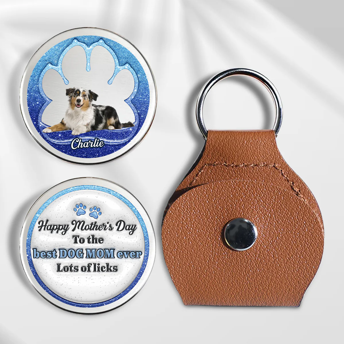 Licks All Over Photo - Personalized Custom 3D Inflated Effect Pocket Hug