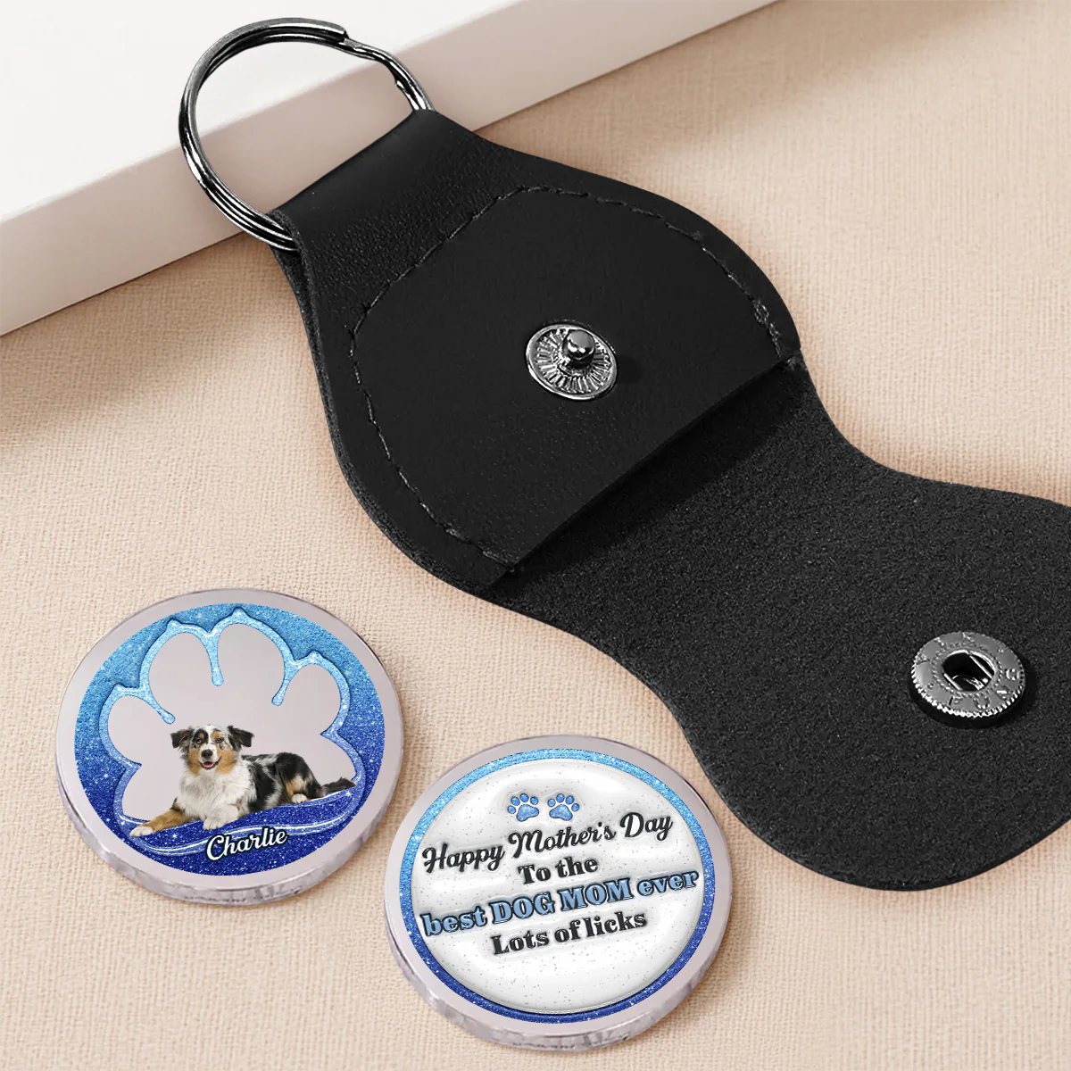 Licks All Over Photo - Personalized Custom 3D Inflated Effect Pocket Hug - Image 2