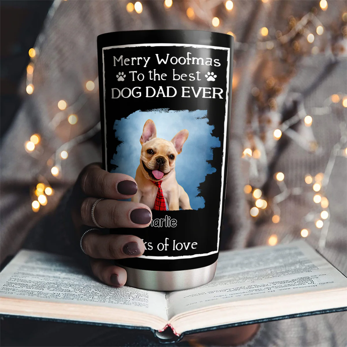Licks Of Love Photo - Personalized Custom Tumbler - Image 4