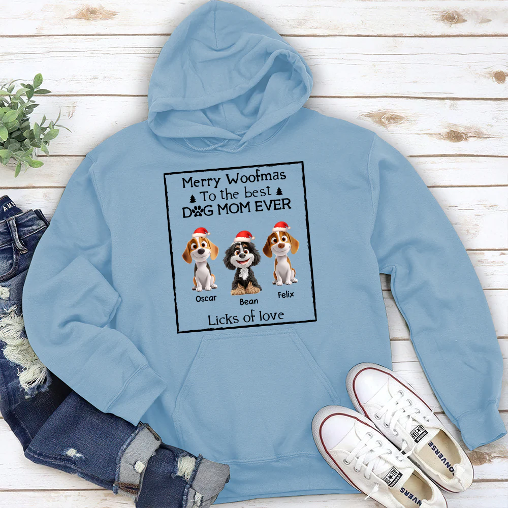 Licks Of Love Snow Bright Version - Personalized Custom Hoodie - Image 4