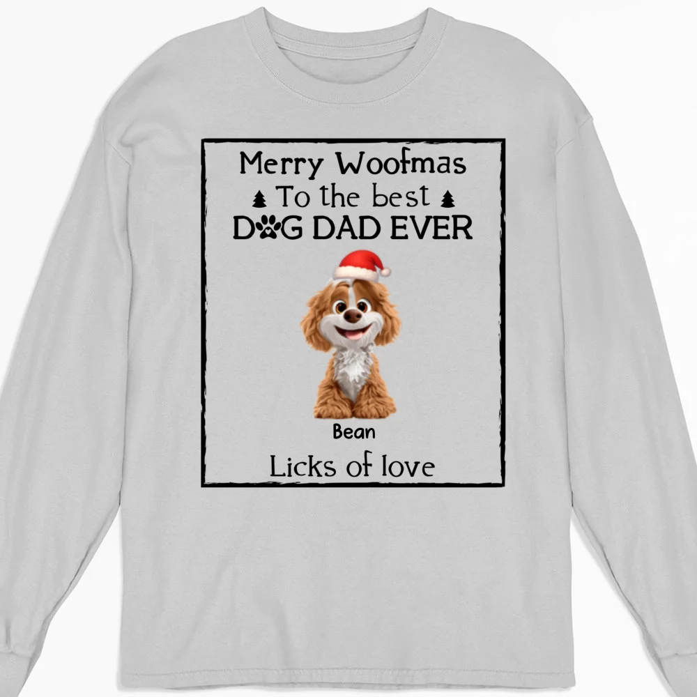 Licks Of Love Snow Bright Version - Personalized Custom Long Sleeve T-Shirt - Image 3