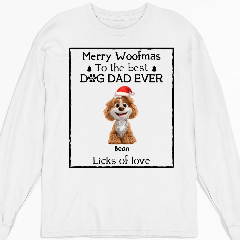 Licks Of Love Snow Bright Version - Personalized Custom Long Sleeve T-Shirt - Image 4