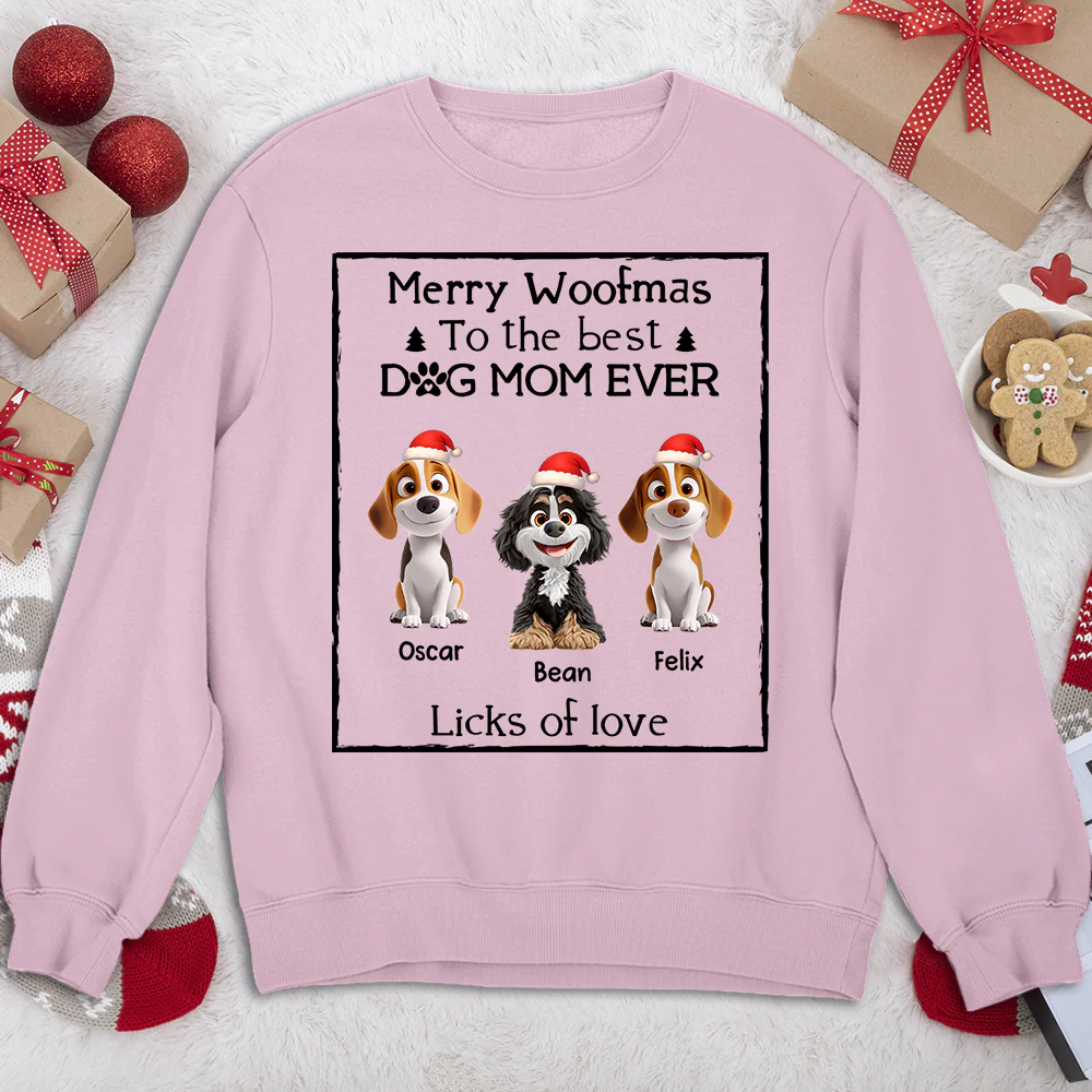Licks Of Love Snow Bright Version - Personalized Custom Sweatshirt - Image 3