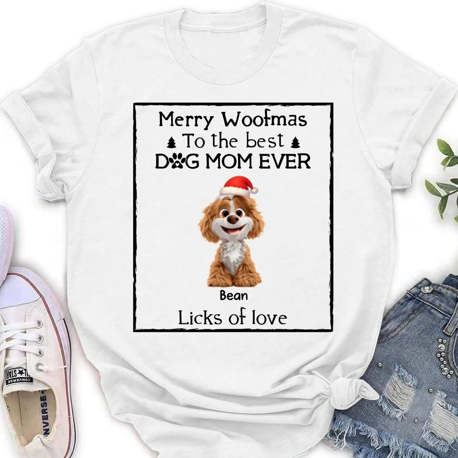 Licks Of Love Snow Bright Version - Personalized Custom Women T-Shirt - Image 3