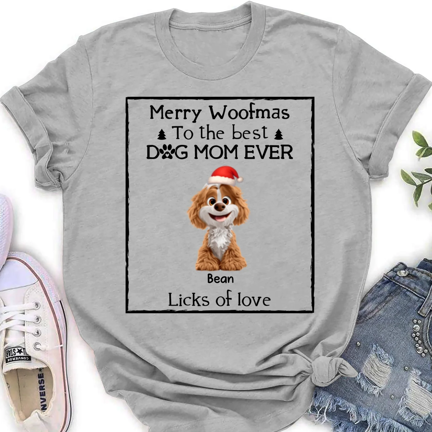Licks Of Love Snow Bright Version - Personalized Custom Women T-Shirt - Image 4