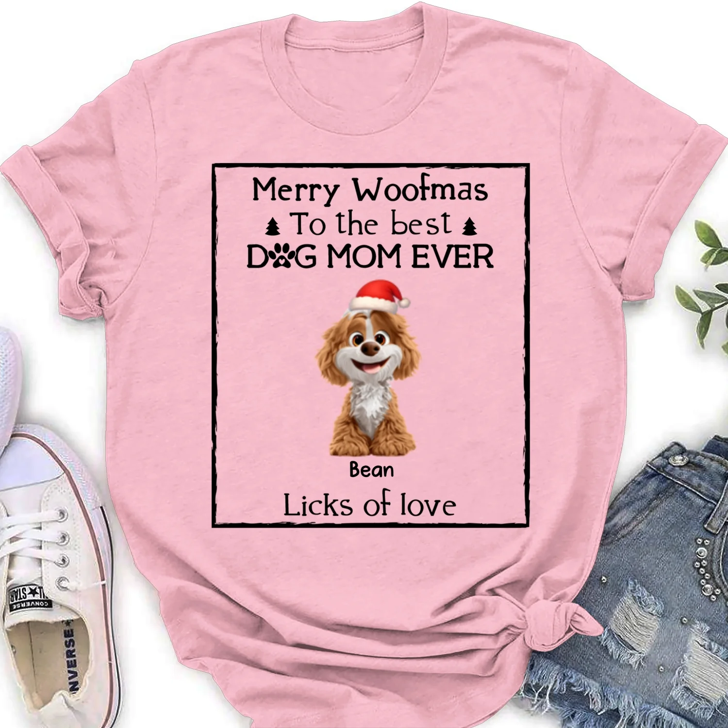 Licks Of Love Snow Bright Version - Personalized Custom Women T-Shirt - Image 5