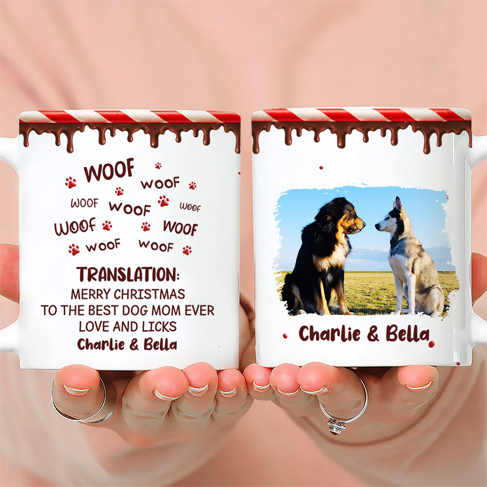 Licks To You Photo - Personalized Custom Coffee Mug - Image 2