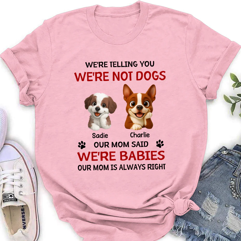 Litterally A Baby Photo - Personalized Custom Women's T-shirt - Image 3