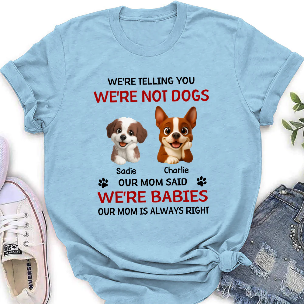 Litterally A Baby Photo - Personalized Custom Women's T-shirt - Image 4