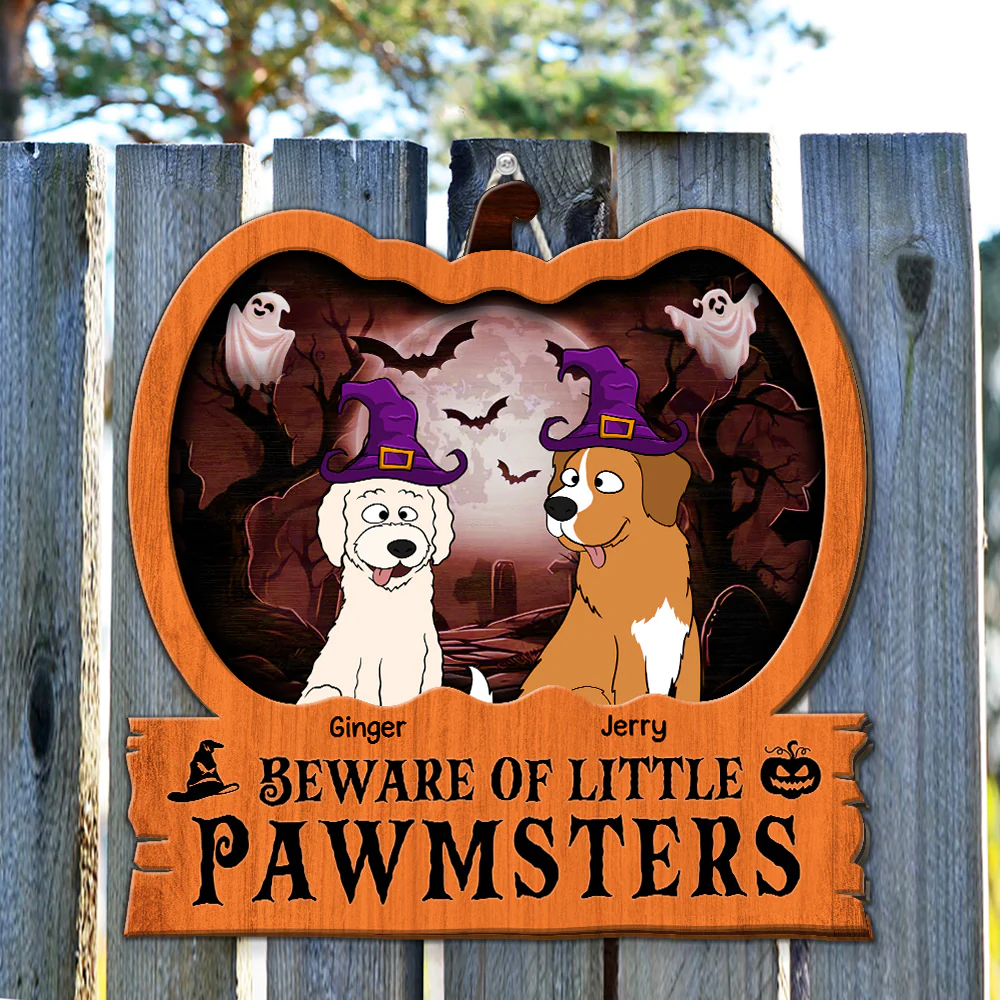 Little Pawmsters - Personalized Custom Wood Sign