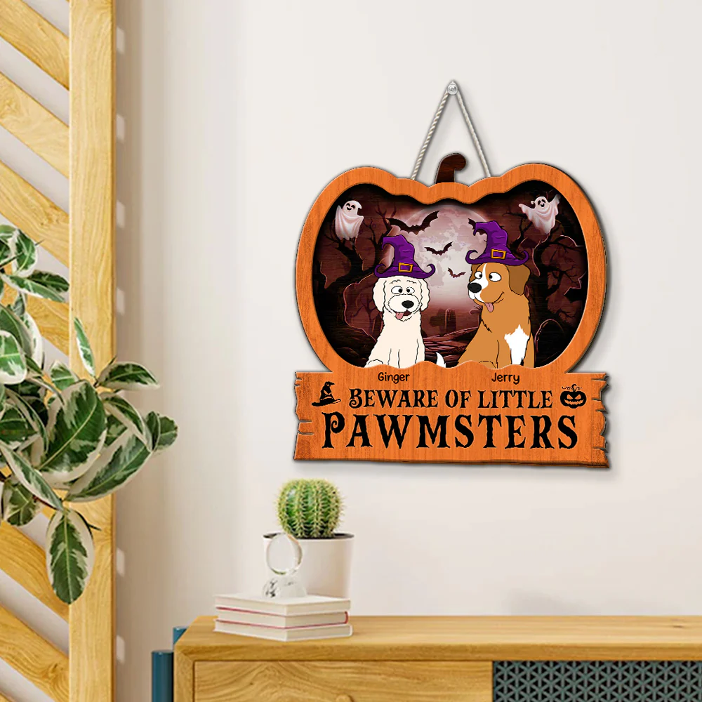 Little Pawmsters - Personalized Custom Wood Sign - Image 3