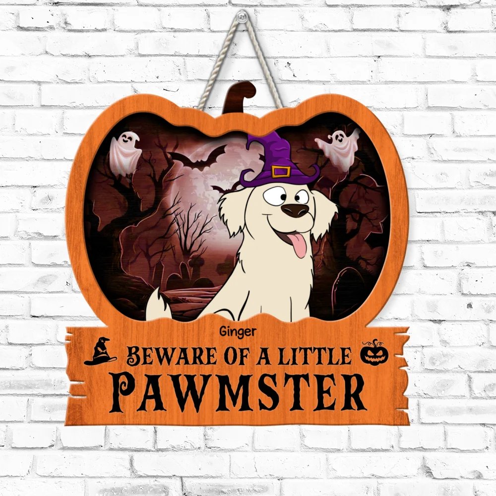 Little Pawmsters - Personalized Custom Wood Sign - Image 7