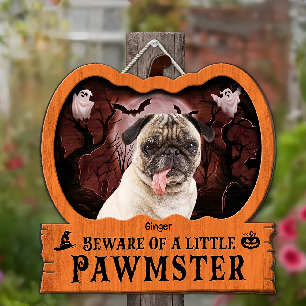Little Pawmsters Photo - Personalized Custom Wood Sign