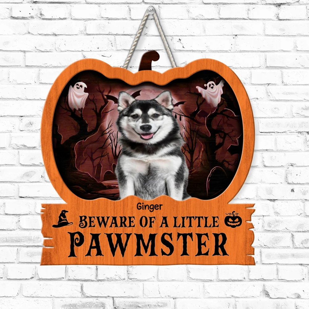 Little Pawmsters Photo - Personalized Custom Wood Sign - Image 2