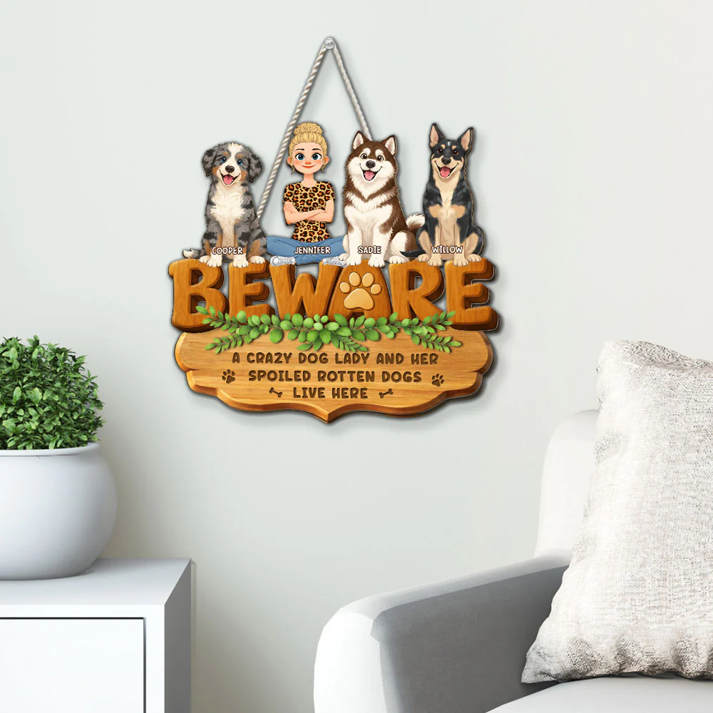 Live Here New Style - Personalized Custom 3D Effect Wood Sign - Image 3
