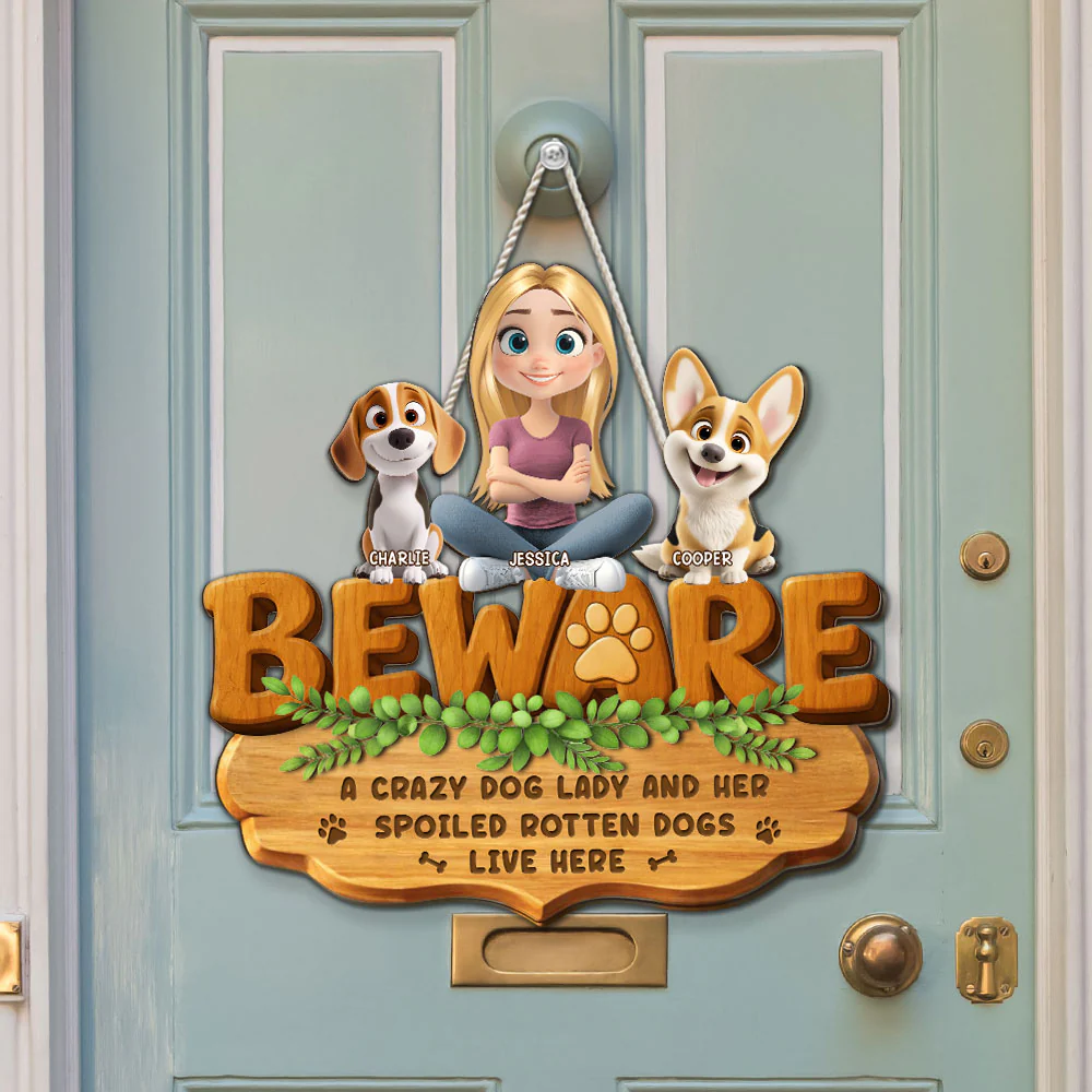 Live Here - Personalized Custom 3D Effect Wood Sign - Image 2