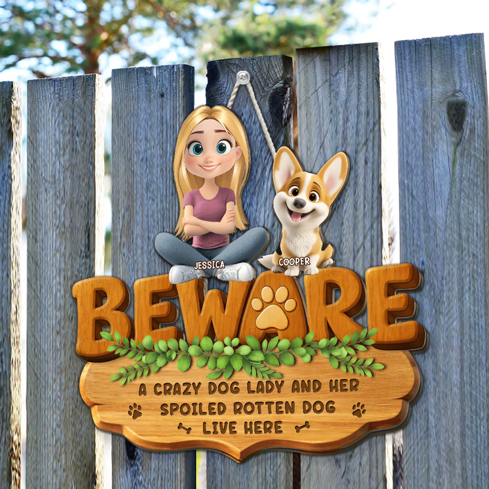 Live Here - Personalized Custom 3D Effect Wood Sign - Image 5
