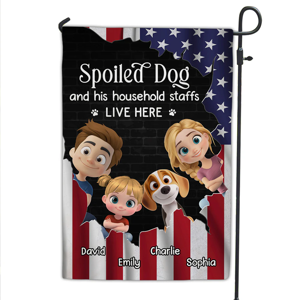Live Here - Personalized Custom Flag