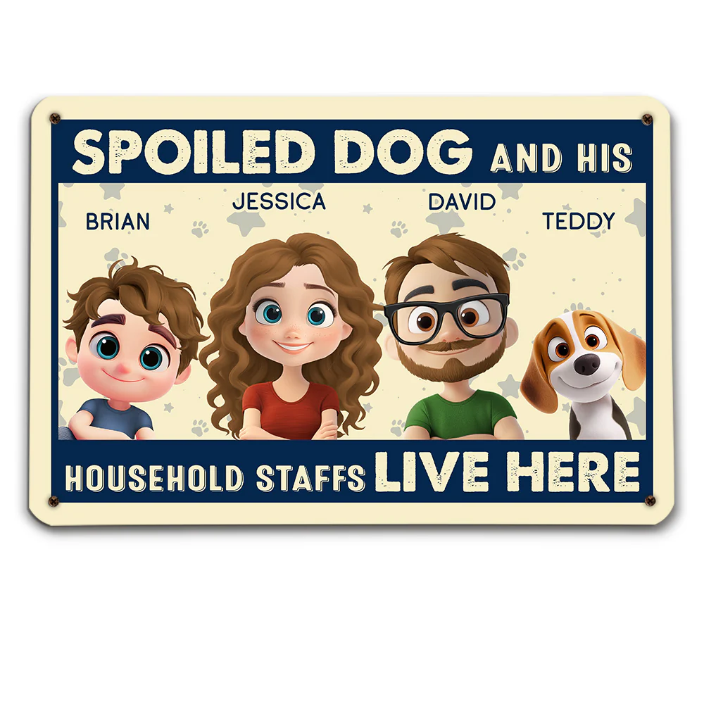 Live Here - Personalized Custom Metal Sign